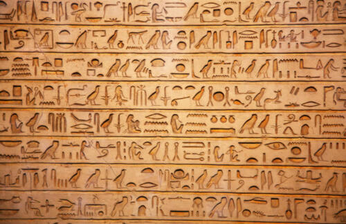 old egypt hieroglyphs