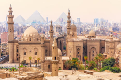 Mosque-Madrassa of Sultan Hassan in the Old city of Cairo, Egypt