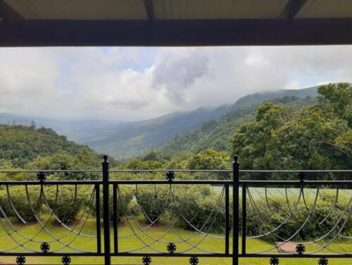 View towards to Duivelskloof from Magoebaskloof,  Limpopo Province, South Africa