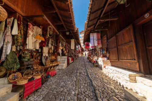 Kruja, Kroja, Kruja, Kruj, Krujë -  Old Bazar in town and a municipality in north central Albania