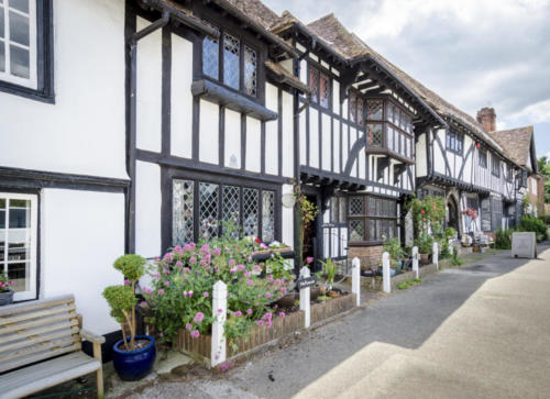 Tudor cottages in the Village of Chilham