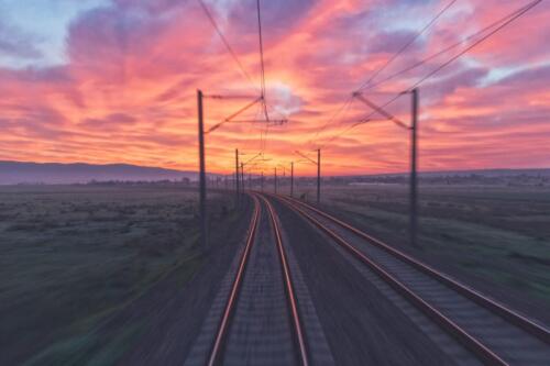 Bulgarije uitzicht trein